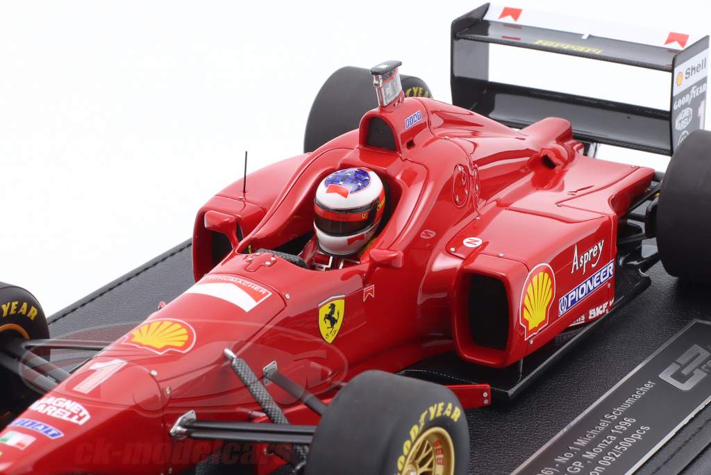 M. Schumacher Ferrari F310 #1 vincitore Italiano GP formula 1 1996 1:18 GP Replicas