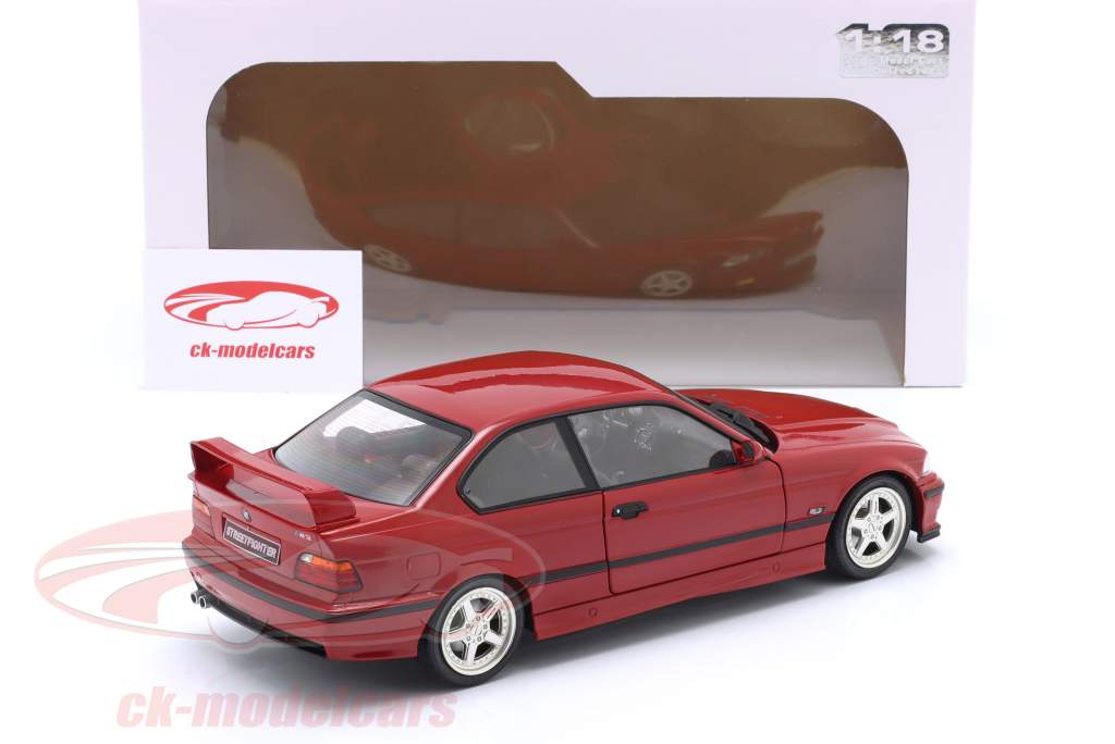 BMW M3 (E36) Coupe Streetfighter Byggeår 1994 Imola rød 1:18 Solido