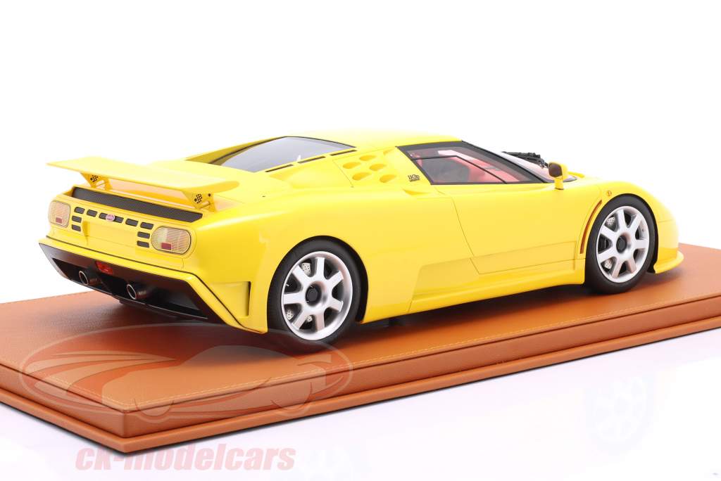 Bugatti EB110 SS year 1994 yellow 1:12 TopMarques