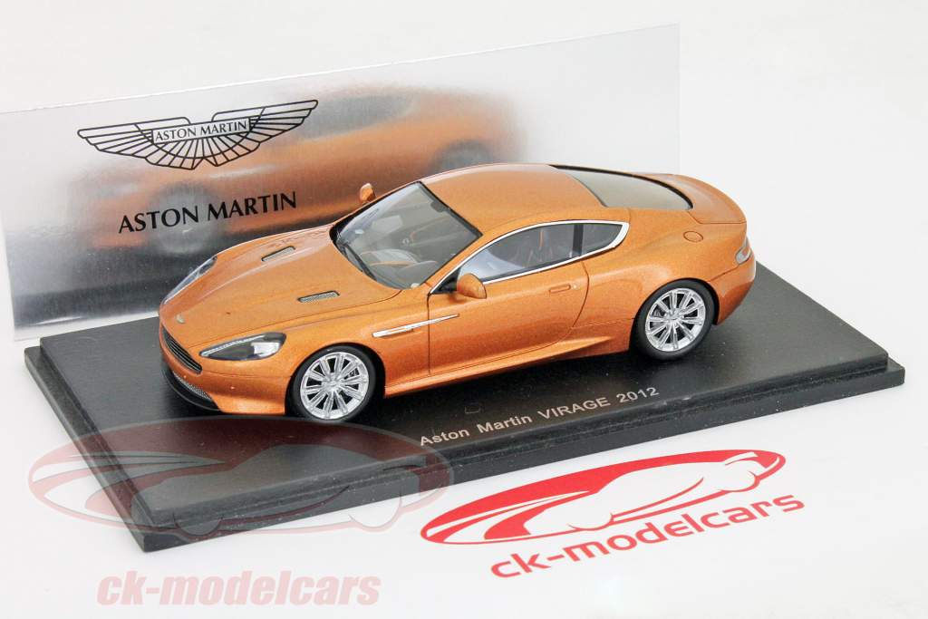 Aston Martin Virage Bj. 2012 goldmetallic 1:43 Spark 