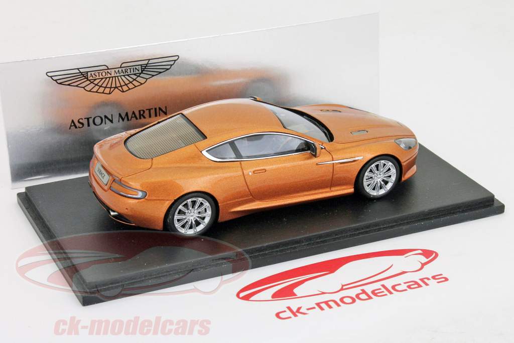 阿斯顿·马丁Virage的2012年黄金金属1:43星火