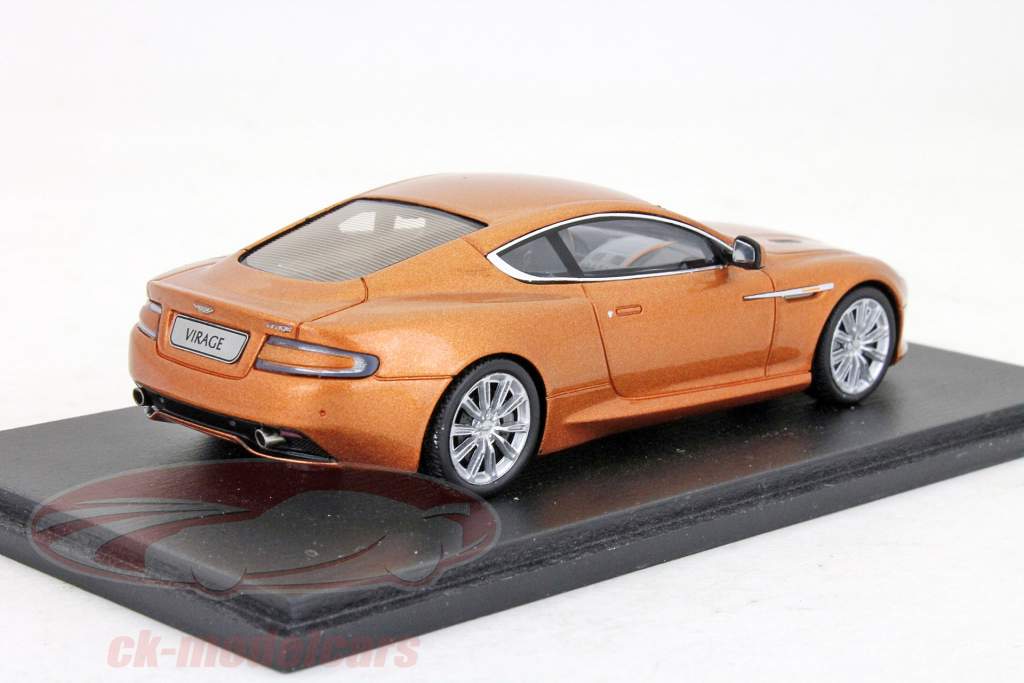 阿斯顿·马丁Virage的2012年黄金金属1:43星火