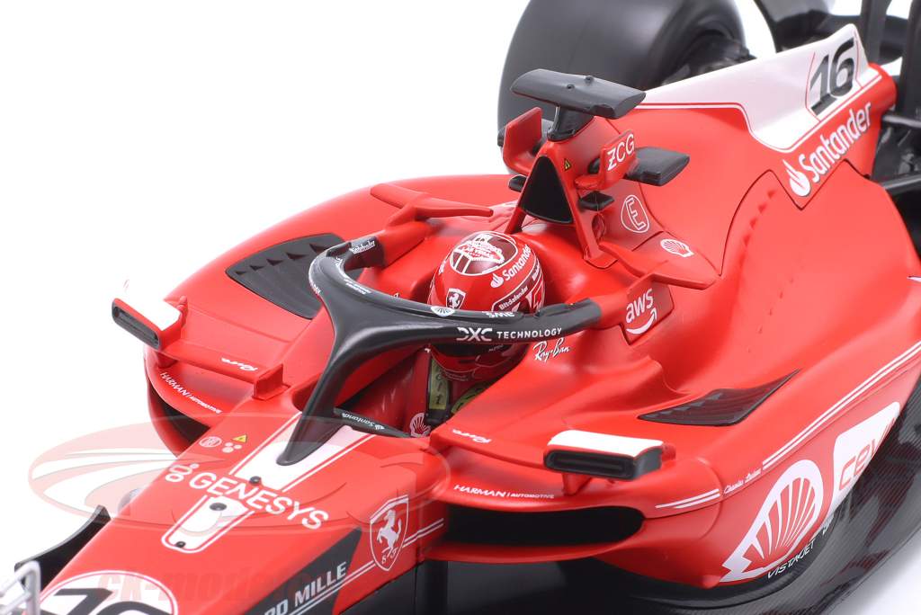 Charles Leclerc Ferrari SF-23 #16 2do Las Vegas GP fórmula 1 2023 1:18 Bburago