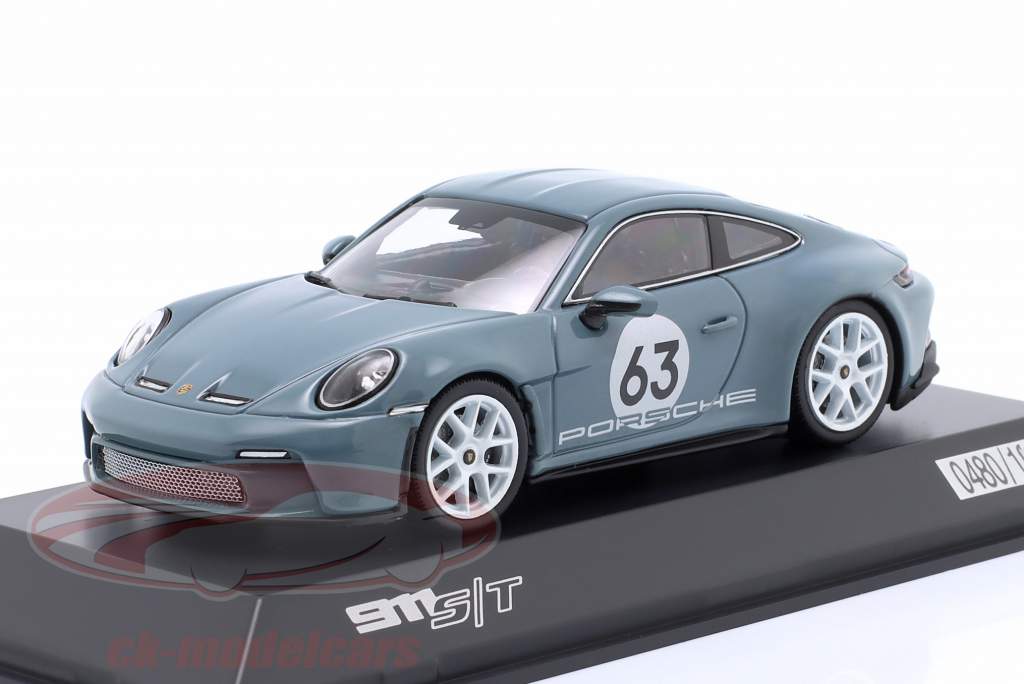 スパークモデル spark 1/43 ポルシェ 911 992 S/T Spark 1:43 Porsche 911 (992) S/T #63 shorebluemetallic