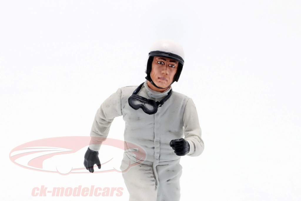 ドライバーフィギュア より白い ヘルメット ルマンスタート 1960/1970年代 年 1:18 LeMansMiniatures