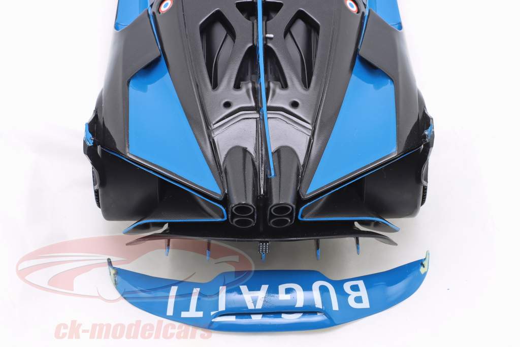 2a scelta/ Bugatti Bolide Presentazione Auto 2020 blu / nero 1:18 TrueScale