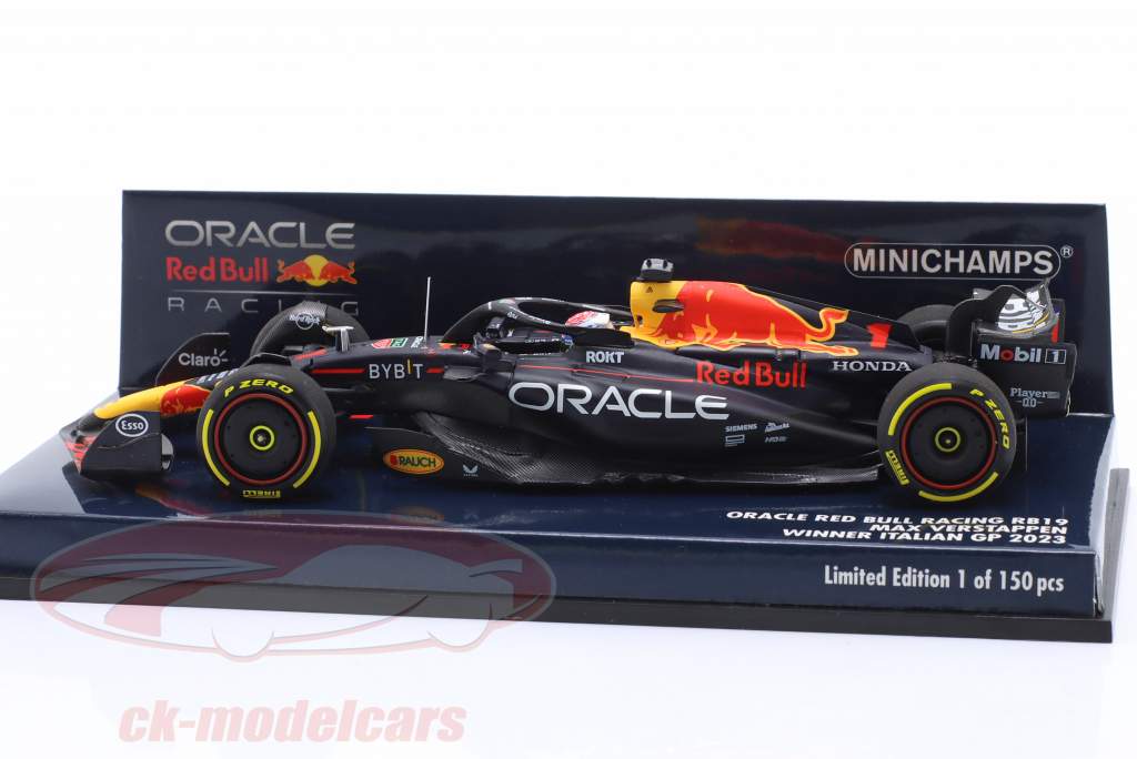 M. Verstappen Red Bull RB19 #1 vincitore Italiano GP formula 1 Campione del mondo 2023 1:43 Minichamps