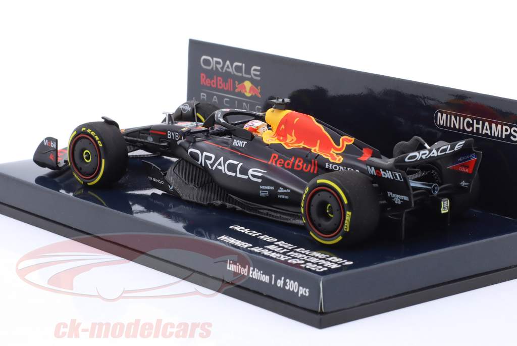 M. Verstappen Red Bull RB19 #1 Sieger Japan GP Formel 1 Weltmeister 2023 1:43 Minichamps