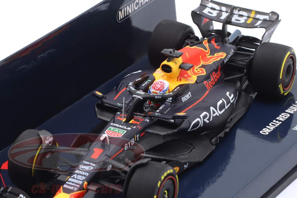 M. Verstappen Red Bull RB19 #1 Winner Italian GP Formula 1 World Champion 2023 1:43 Minichamps