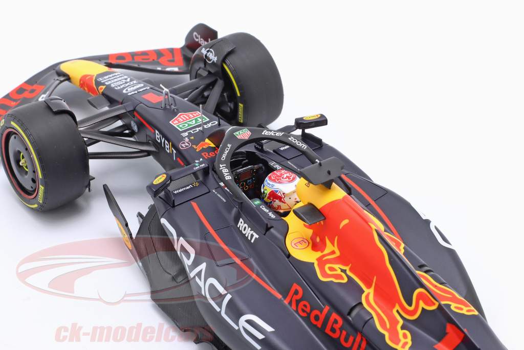 M. Verstappen Red Bull RB19 #1 vinder italiensk GP formel 1 Verdensmester 2023 1:18 Minichamps