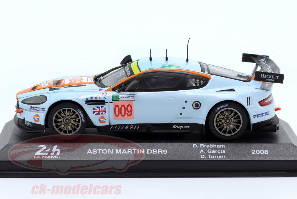 Aston Martin DBR9 #009 vincitore LMGT1 24h LeMans 2008 Aston Martin Racing 1:43 Altaya
