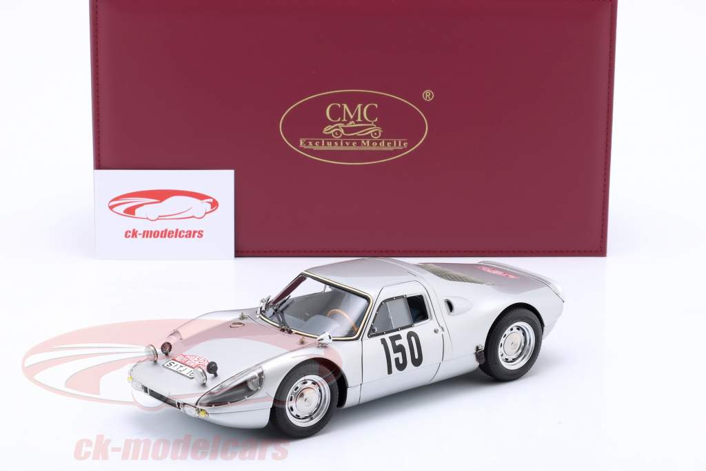 ミニカー MINICHAMPS  1/18 PORSCHE 904 CARRERA GTS 1:18 SCALE 1964 PORSCHE 904 GTS RACING SILVER #50 BY