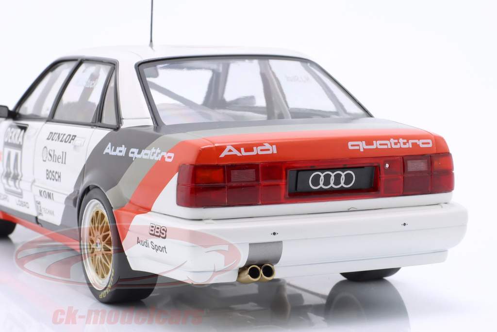 Audi V8 Quattro #44 DTM kampioen 1990 Hans-Joachim Stuck 1:18 WERK83
