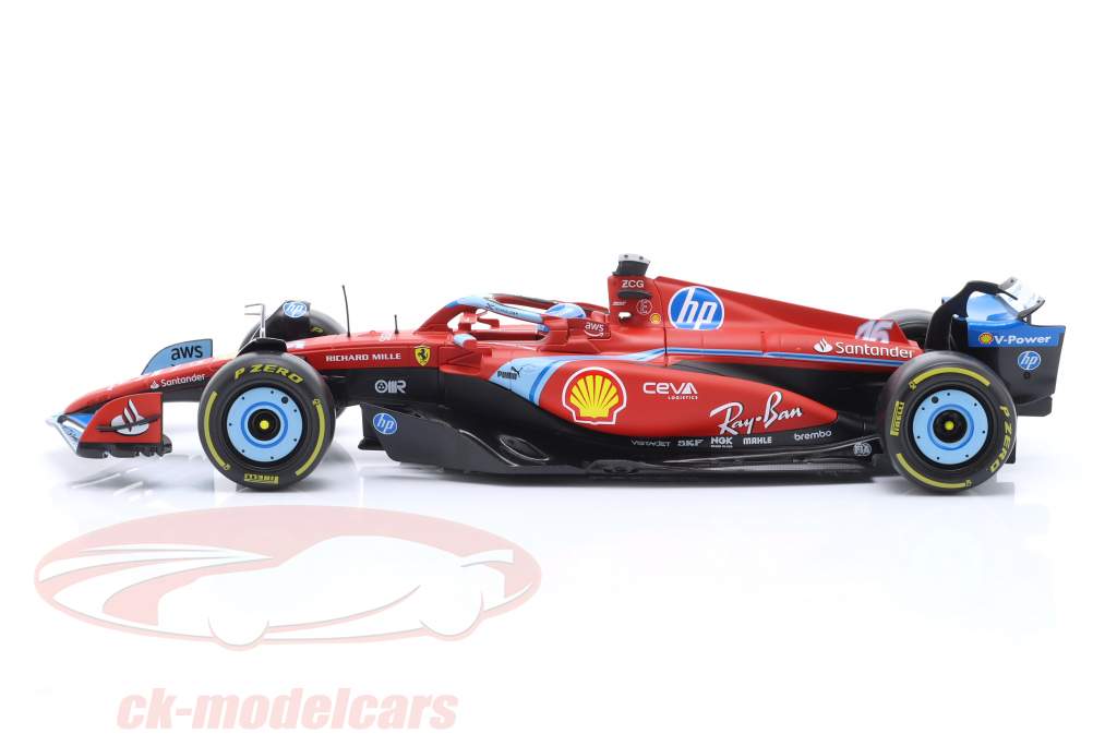 Charles Leclerc Ferrari SF-24 #16 3° Miami GP formula 1 2024 1:18 Bburago