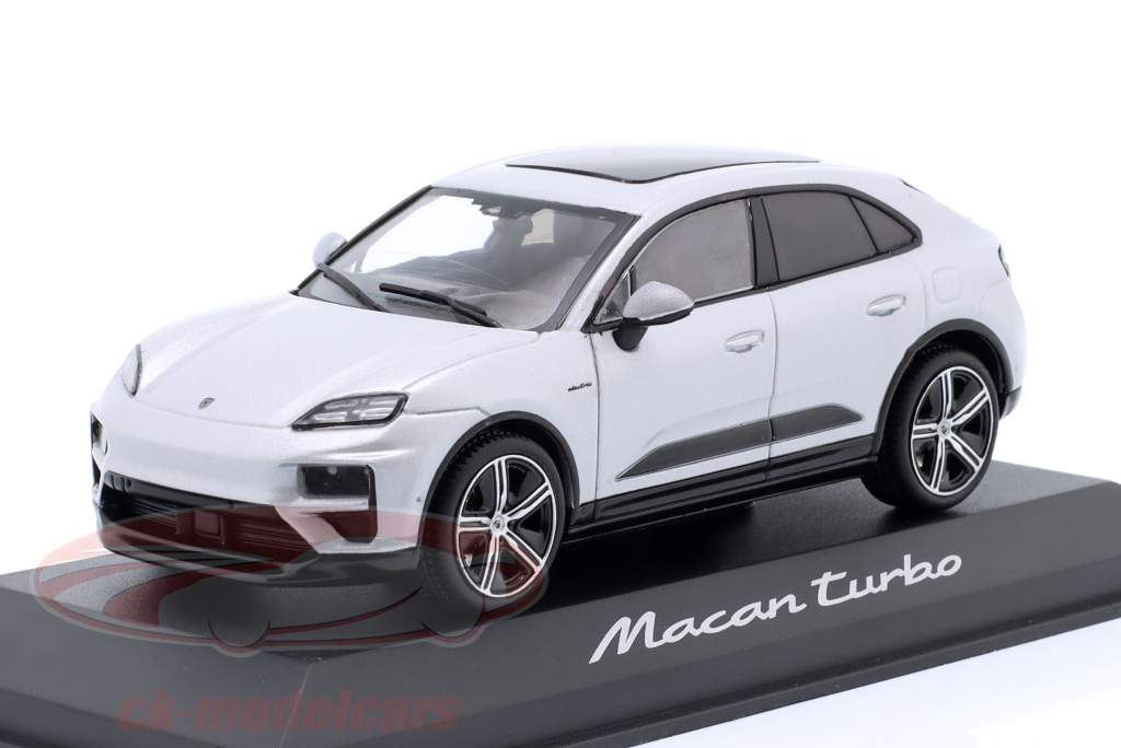 Porsche Macan Turbo H2 Год постройки 2024 ледяной серый 1:43 Solido