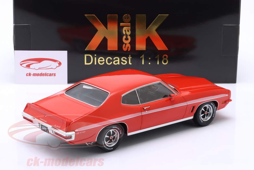 Pontiac LeMans GTO 建造年份 1972 淡红色 1:18 KK-Scale