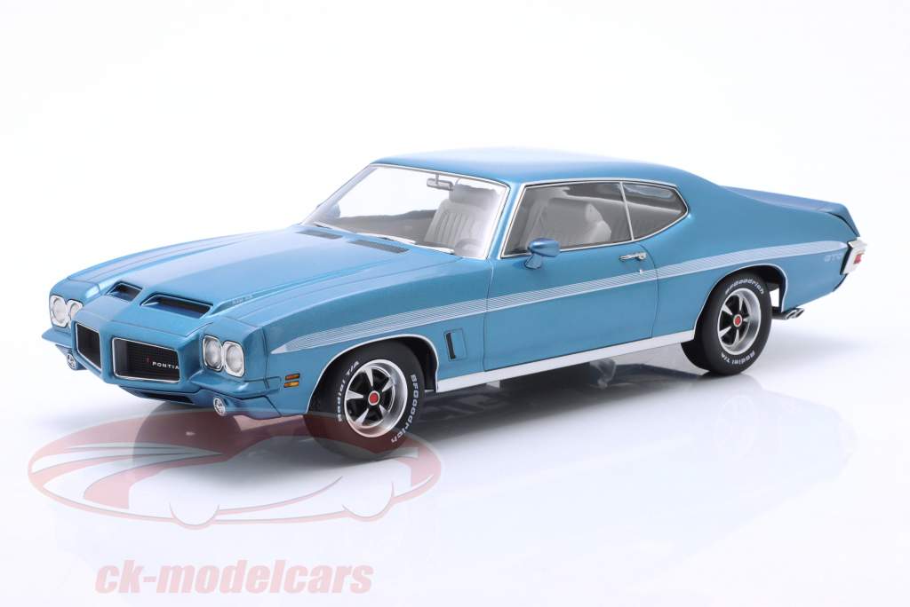 Pontiac LeMans GTO anno di costruzione 1972 azzurro chiaro metallico 1:18 KK-Scale