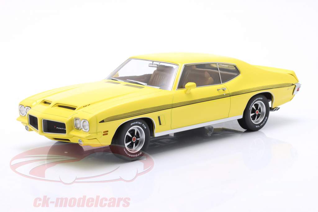Pontiac LeMans GTO 建設年 1972 黄色 1:18 KK-Scale