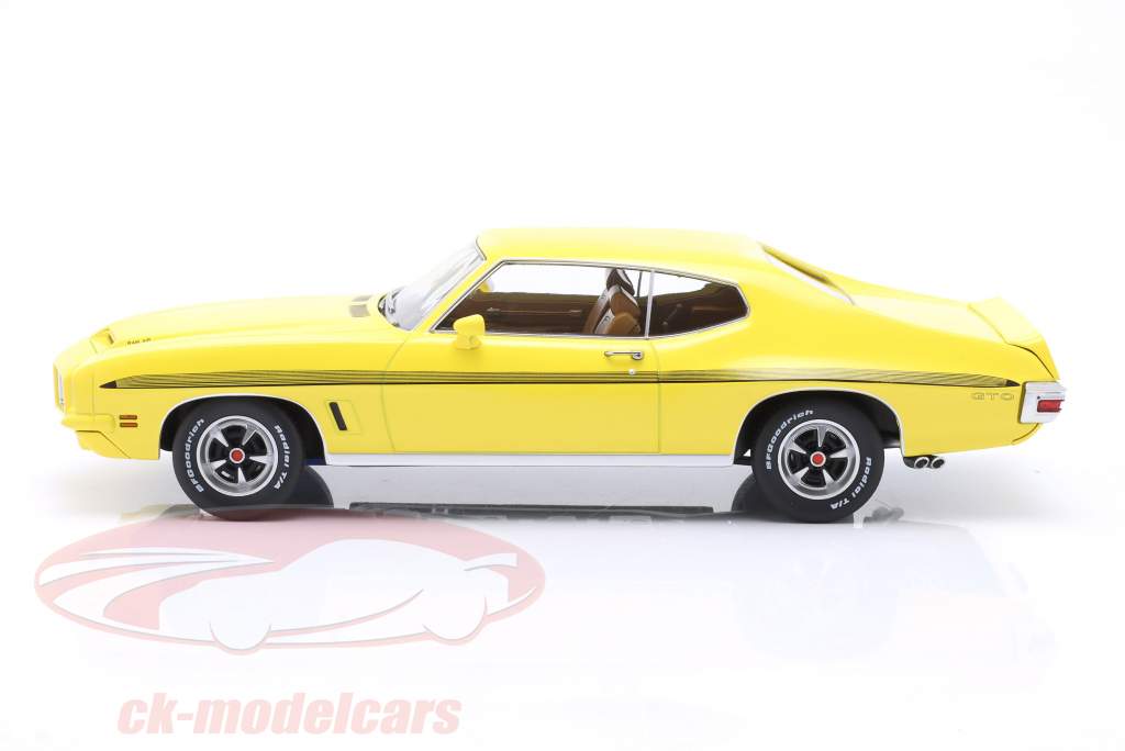 Pontiac LeMans GTO ano de construção 1972 amarelo 1:18 KK-Scale