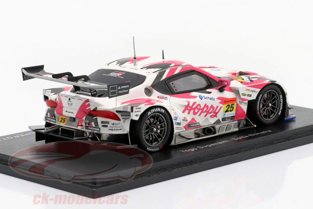 山ちゃん　Chapado ゴールド Mg23 Spark 1:43 Toyota GR Supra GT300 HOPPY Schatz #25 Super GT