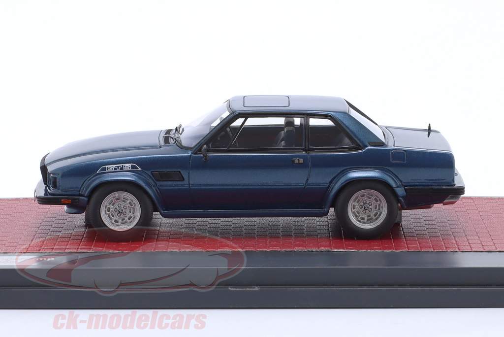 De Tomaso Longchamp GTS/E bouwjaar 1988 blauw metalen 1:43 Matrix