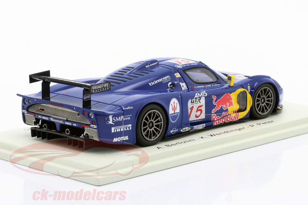 Maserati MC12 GT1 #15 2nd 24h Spa 2005 Bertolini, Wendlinger, Peter 1:43 Spark