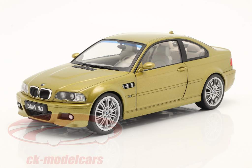 BMW M3 (E46) year 2000 phoenix yellow 1:18 Solido