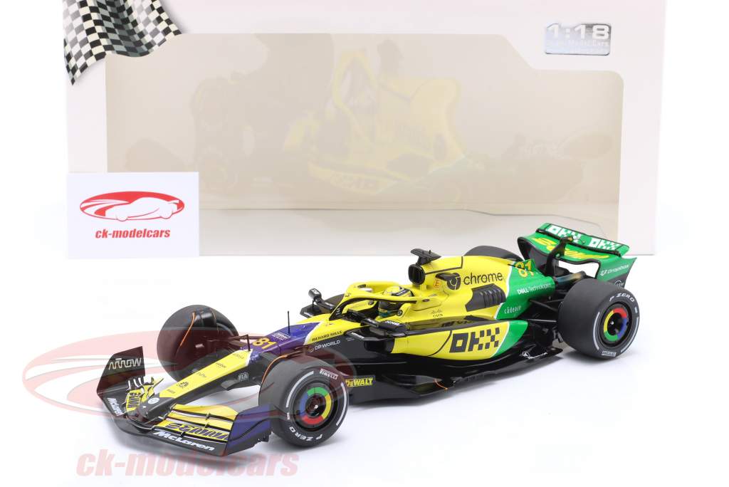 Oscar Piastri McLaren MCL38 #81 2º Mônaco GP fórmula 1 2024 1:18 Solido