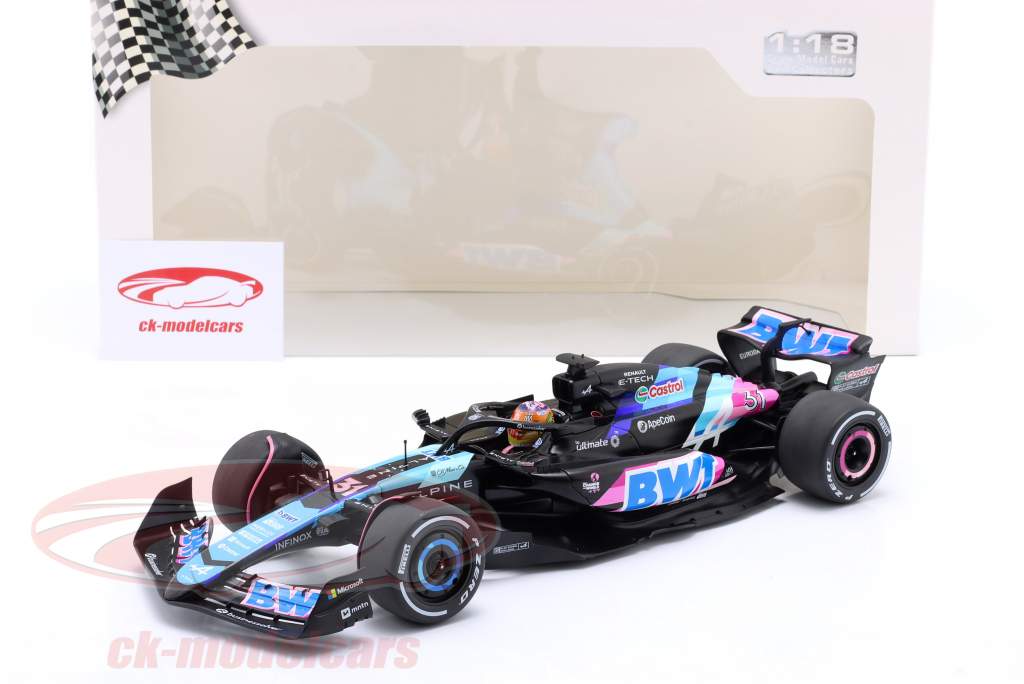 Solido 1:18 Esteban Ocon Alpine A524 #31 Miami GP Formula 1