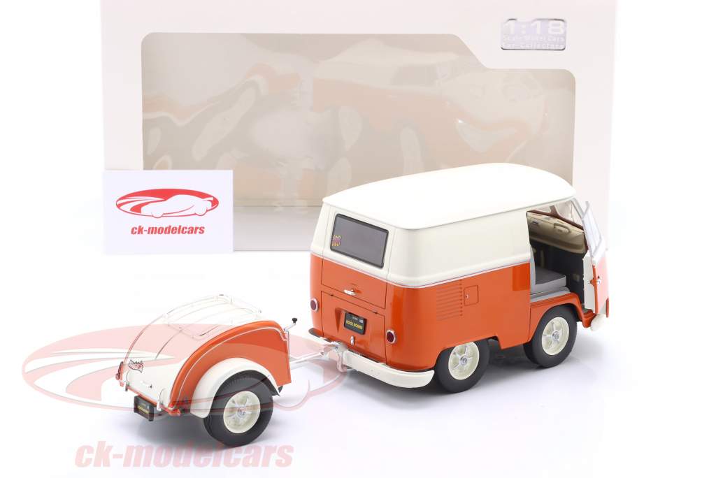 Volkswagen VW Kool Kombi 2023 白 / オレンジ 1:18 Solido