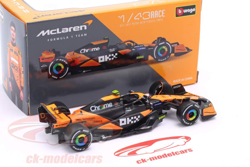 Lando Norris McLaren MCL38 #4 Sieger Miami GP Formel 1 2024 1:43 Bburago