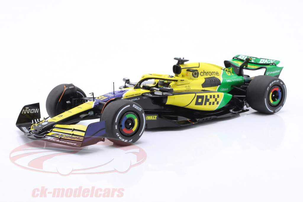 Oscar Piastri McLaren MCL38 #81 2nd Monaco GP Formula 1 2024 1:18 Solido