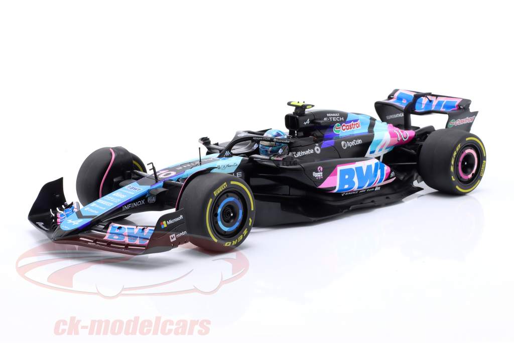 Pierre Gasly Alpine A524 #10 Monaco GP formula 1 2024 1:18 Solido