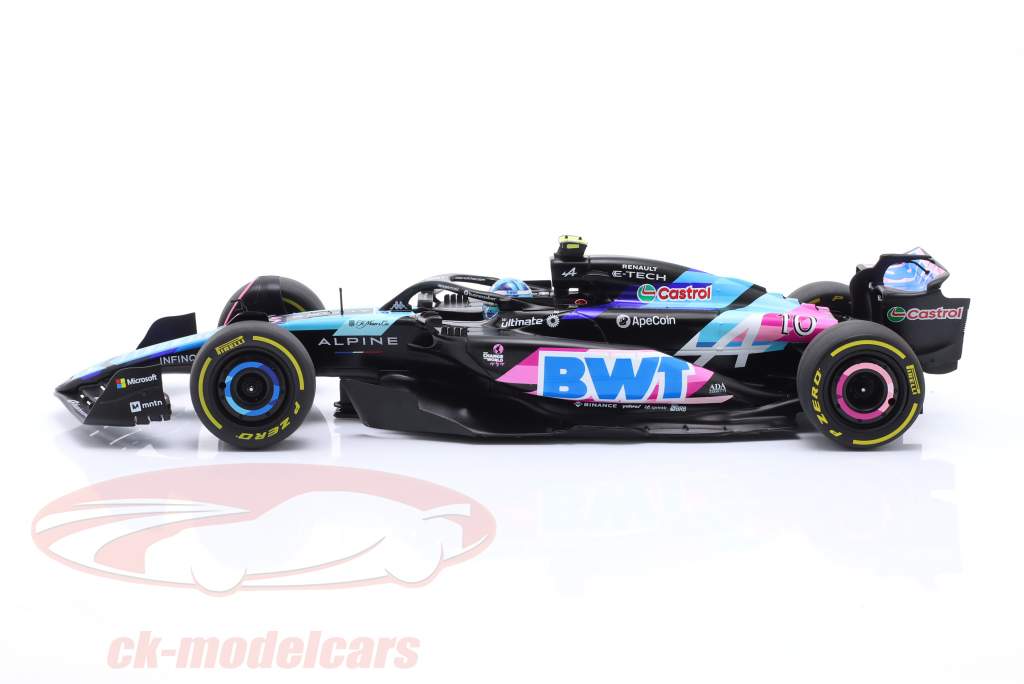 Pierre Gasly Alpine A524 #10 Monaco GP formula 1 2024 1:18 Solido