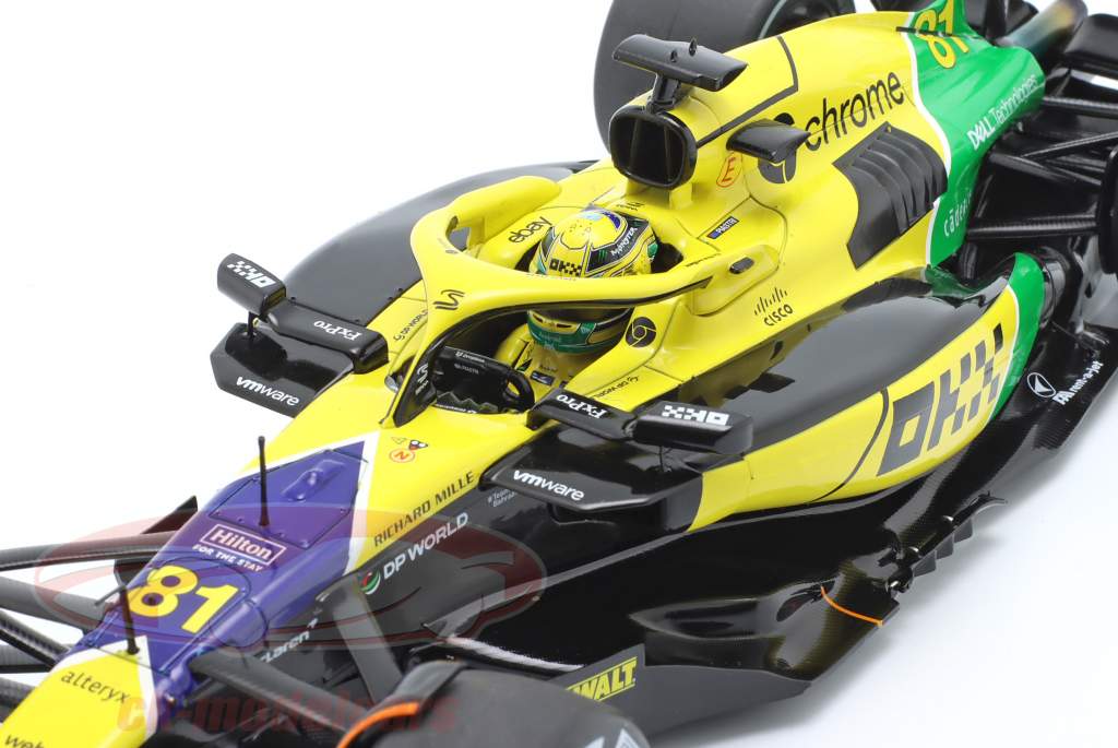 Oscar Piastri McLaren MCL38 #81 2nd Monaco GP Formula 1 2024 1:18 Solido