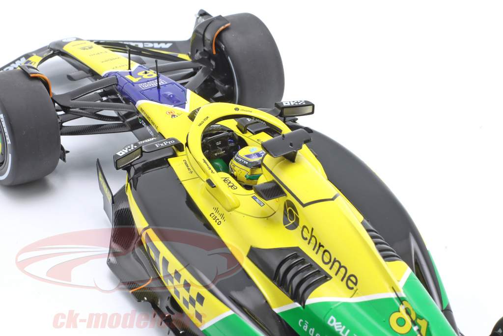 Oscar Piastri McLaren MCL38 #81 2º Mônaco GP fórmula 1 2024 1:18 Solido