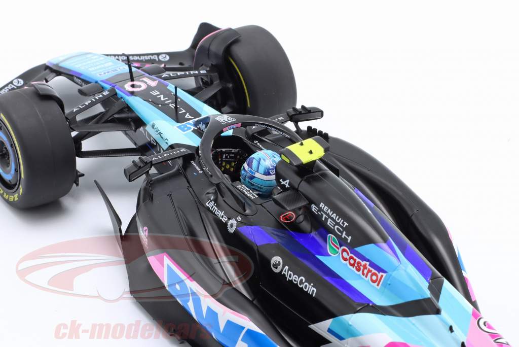 Pierre Gasly Alpine A524 #10 Monaco GP formula 1 2024 1:18 Solido