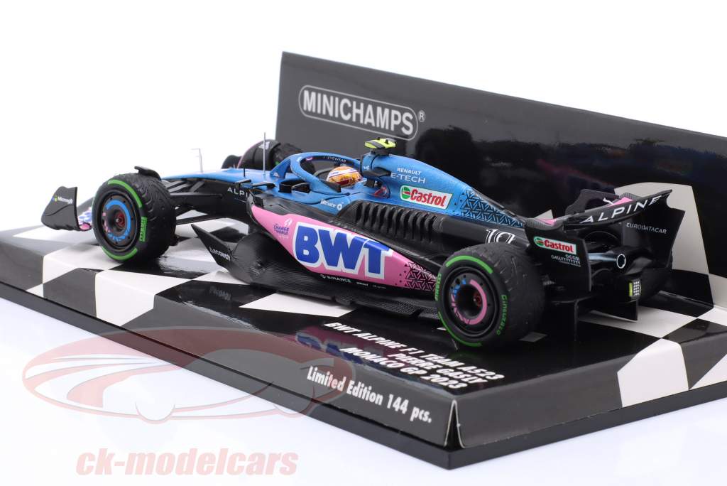 Pierre Gasly Alpine A523 #10 Monaco GP formule 1 2023 1:43 Minichamps