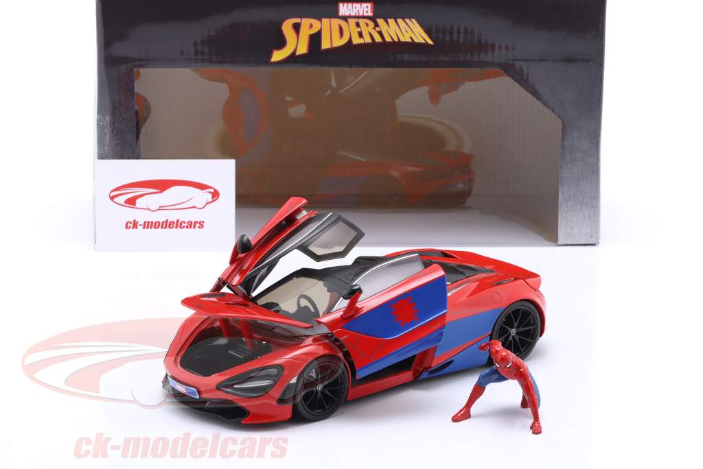 ミニカー 1:24 MARVEL SPIDER-MAN &amp; McLaren 720S Amazon.com: Marvel Spider-Man 1:24 McLaren 720S Die-Cast Car