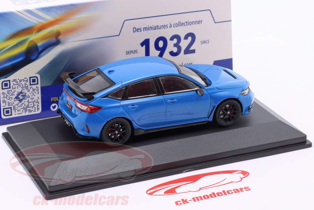 Honda Civic Type R (FL5) année de construction 2022 racing bleu 1:43 Solido