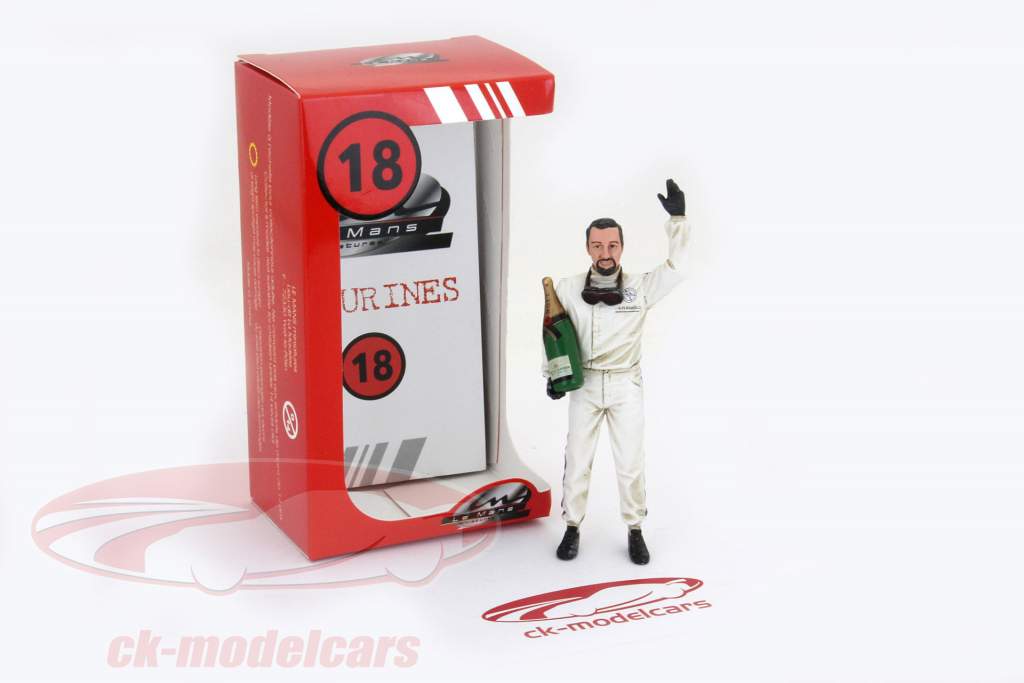 Henri Pescarolo motorista figura 24h Le Mans 70 1:18 LeMansMiniatures