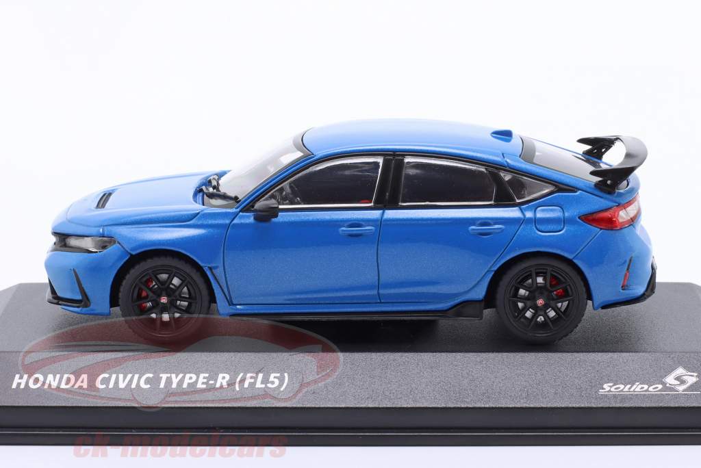 Honda Civic Type R (FL5) année de construction 2022 racing bleu 1:43 Solido