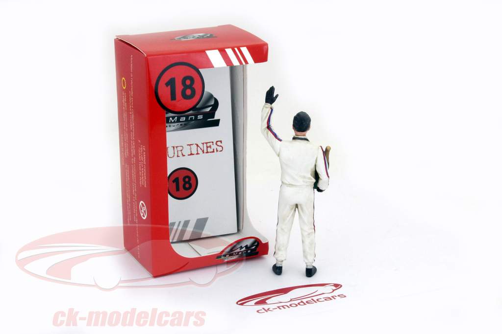Henri Pescarolo motorista figura 24h Le Mans 70 1:18 LeMansMiniatures