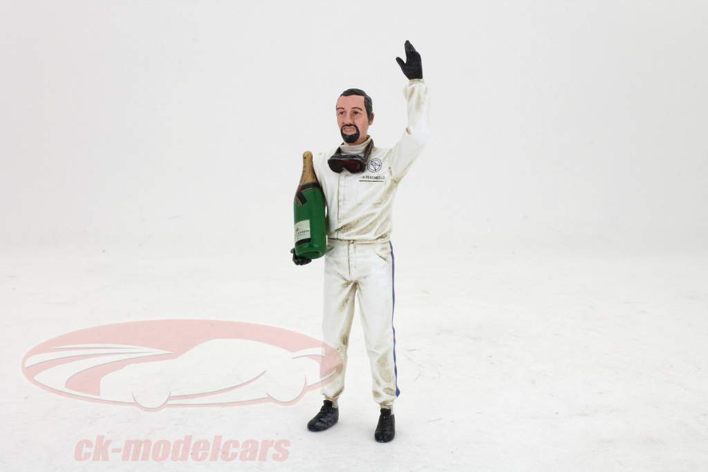 Henri Pescarolo motorista figura 24h Le Mans 70 1:18 LeMansMiniatures
