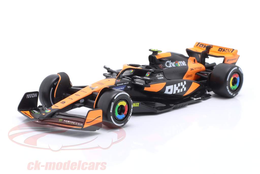 Lando Norris McLaren MCL38 #4 Winner Miami GP Formula 1 2024 1:43 Bburago