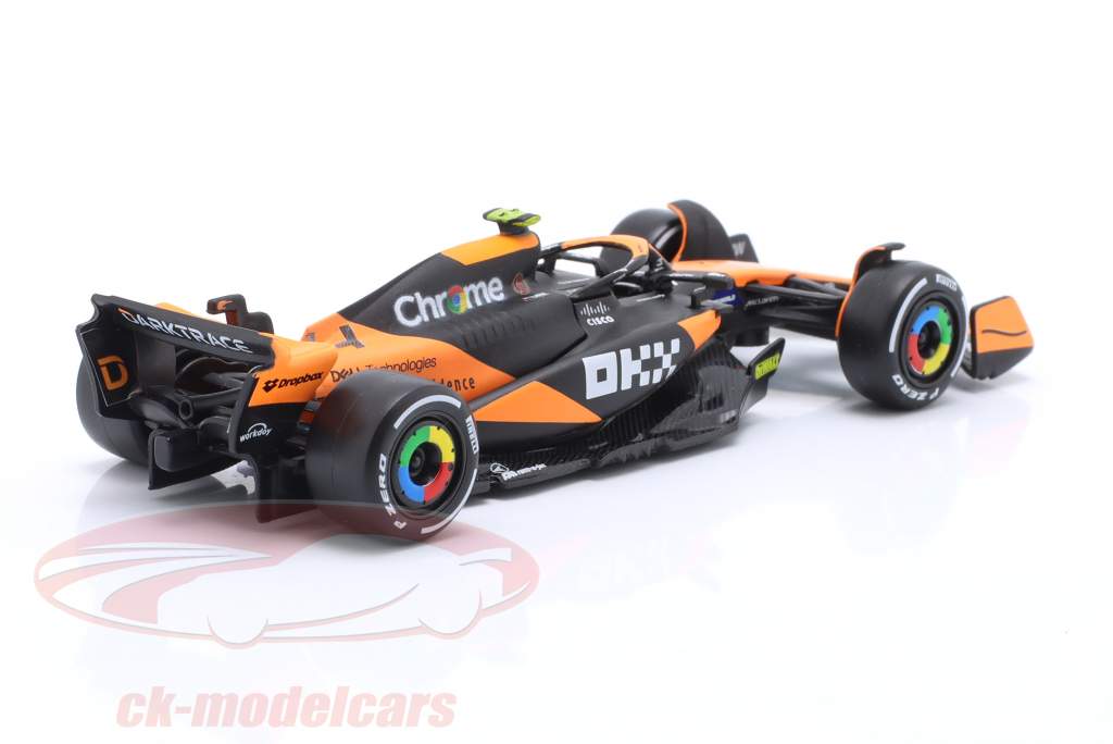 Lando Norris McLaren MCL38 #4 ganhador Miami GP fórmula 1 2024 1:43 Bburago