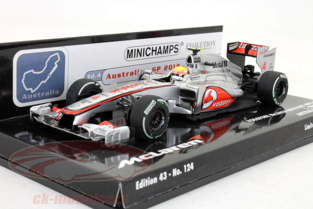 Lewis Hamilton McLaren MP 4-27 Formula 1 Gran Premio d'Australia 2012 1:43 Minichamps