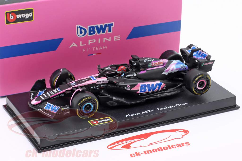 Bburago 1:43 Esteban Ocon Alpine A524 #31 Formula 1 2024 18