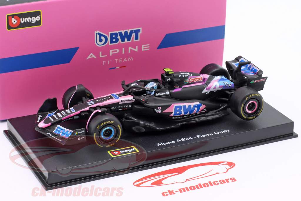 Pierre Gasly Alpine A524 #10 fórmula 1 2024 1:43 Bburago