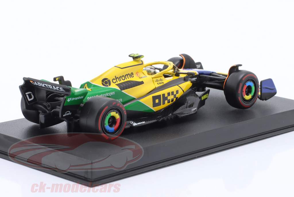 Lando Norris McLaren MCL38 #4 4° Monaco GP formula 1 2024 1:43 Bburago